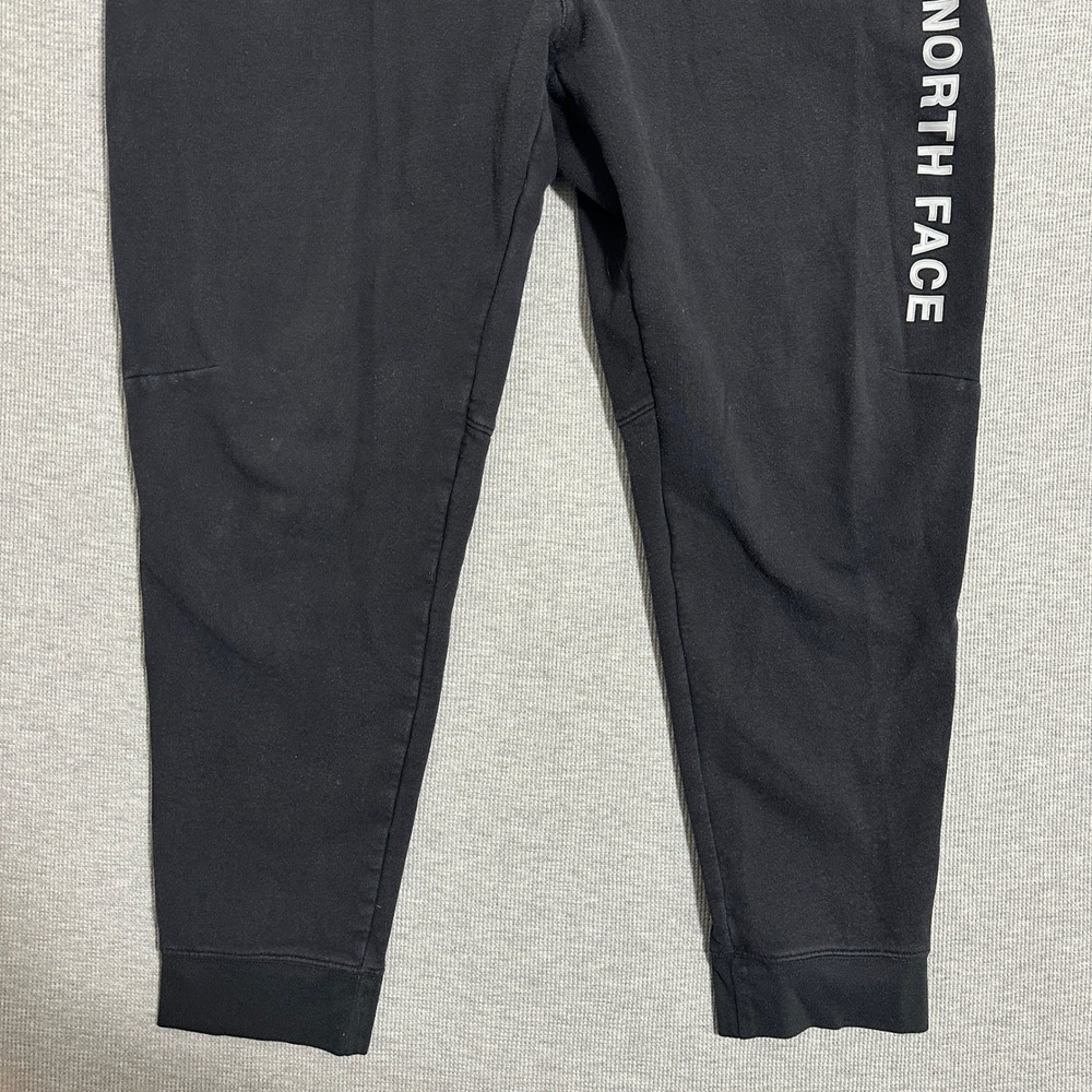 The North Face Black Logo Graphic Fleece Jogger Sweatpants Mens Size Large - Picture 10 of 15